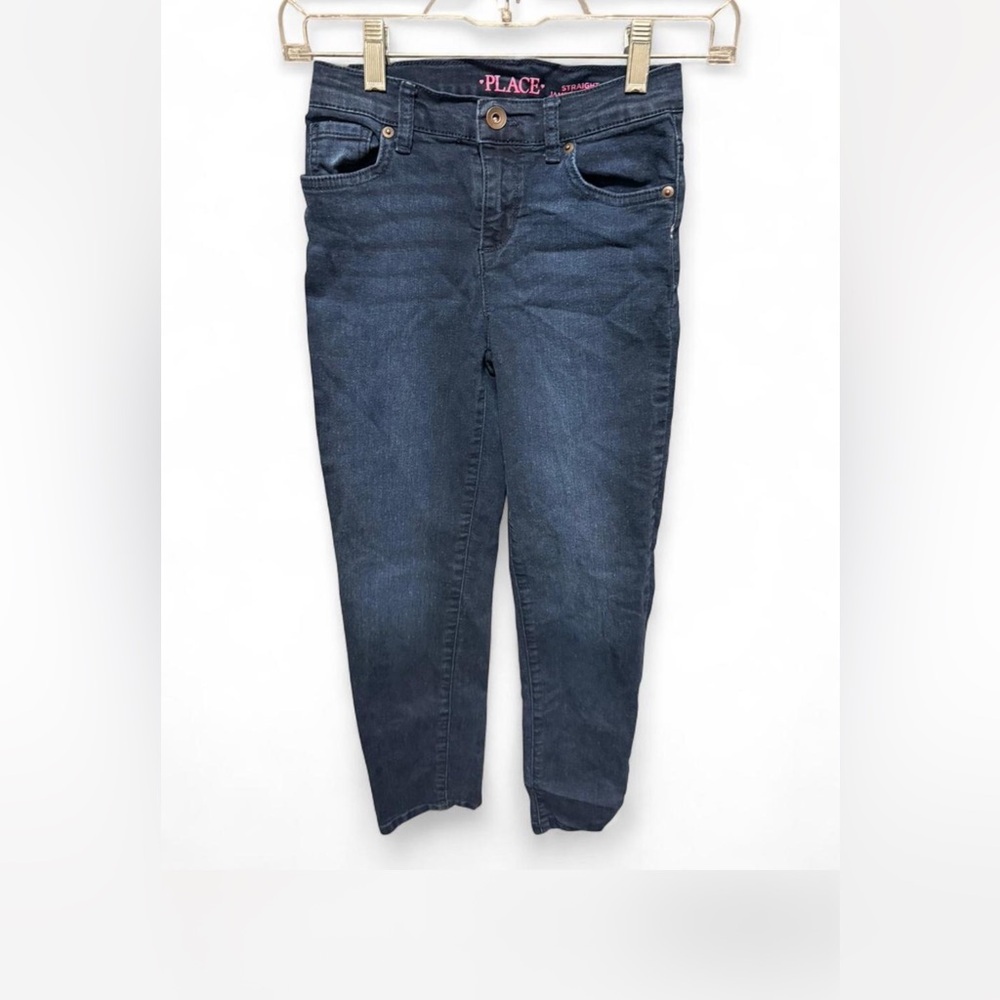 The children place Skinny blue denim with subtle fading size 10 Scandi Girl